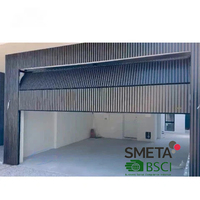 Andexin Solid Wood Grille Garage Door Vertical Slatted Garage Door Cladding Exterior Wood Slat Garage Door