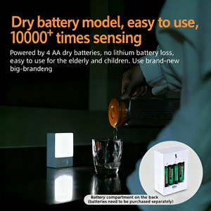 Phong cách hiện đại <span class=keywords><strong>LED</strong></span> ánh sáng ban đêm AAA pin thẳng đứng cơ thể con người đèn cảm ứng sáng tạo cảm biến nhà thông minh cho phòng ngủ sử dụng phòng - Product Image 3
