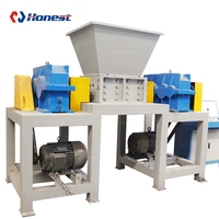 Chất Thải Quần Áo Tái Chế Đôi Trục Shredder Da Quần Áo Dệt Vải Shredder
