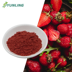 Toplu Satış Doğal Çilek Tozu Ücretsiz Numune Çilek Aromalı Toz Yüksek <span class=keywords><strong>C</strong></span> Vitamini Doğal İçerikli - Product Image 1