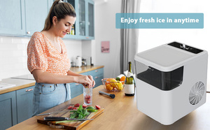 Hot Bán Giá Rẻ 12Kg/24H Ice Cube Maker Máy Nhà Làm Cho Cube Ice Năng Lượng Thấp Sử Dụng Nhà Xách Tay Rõ Ràng Mini Ice Maker - Product Image 4