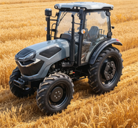 Tracteur miniature à roues Innovi 50HP 4WD de qualité export certifié ISO avec pompe et boîte de vitesses, multifonctionnel et durable pour l'agriculture