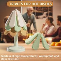 Dessous de plat en silicone de qualité alimentaire résistant à l'eau et aux taches 240 °C pour casseroles et poêles chaudes