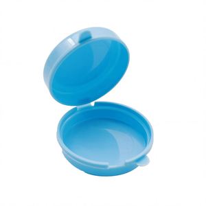 Organisateur de pilules hebdomadaire rond avec 1 compartiment, boîte à pilules en plastique - Product Image 3