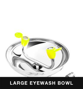 Station de lavage oculaire à buse unique de qualité industrielle Nouveau dispositif de rinçage oculaire d'urgence en acier inoxydable 304 Équipement de protection de sécurité - Product Image 6