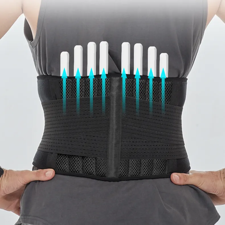 Cinturón de soporte lumbar de diseño ergonómico para aliviar el dolor de espalda