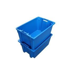 Hot <strong>Sale</strong> Plastic Nestable and Stackable Vegetable Box Plastic <strong>apple</strong> Nestable Box 600x400x300 - Product Image 4