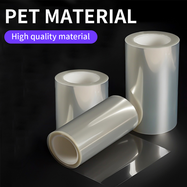 Wholesale 3-layer PET Protective Film Raw Material, High-definition Soft Screen Film Rolls, Suitable for Computers and Laptops
