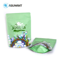 Sac en plastique de qualité alimentaire avec vernis UV en relief, estampage holographique, impression numérique, certifié BRC pour l'emballage de thé et de snacks