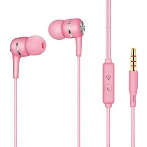 Écouteurs intra-auriculaires stéréo, 3.5mm, oreillettes avec micro <span class=keywords><strong>pour</strong></span> téléphone portable MP3 MP4, 2 pièces - Product Image 1