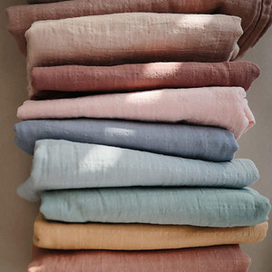 Coperte in Cotone di Bambù Tinta Unita, Copertine Neonato in Mussola Arcobaleno, Coperta Avvolgente in Maglia <span class=keywords><strong>per</strong></span> Neonati, Tessuto <span class=keywords><strong>per</strong></span> Tappe di Crescita - Product Image 2