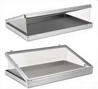 Présentoir de rangement en aluminium acrylique avec serrures Table Top Trade Showcase Portable Graded Card Case for Show/Trading Cards/Jewelry