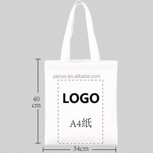 Bolsas de Compras de Algodón Reutilizables Ecológicas con Logotipo Personalizado al por Mayor, Bolsas de Lona con Bolsillos y Cremallera - Product Image 1