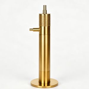 Set de Hookah de Lujo con una Sola Manguera, Acero Inoxidable 304, Base de Vidrio y Accesorios Metálicos con Acabado Espejado, Ideal para Bares y Regalos - Product Image 1