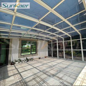 Techo Retráctil Estético para Exteriores, Diseño de Gazebo, Solárium, Cubierta para Patio, <span class=keywords><strong>Terraza</strong></span>, Garaje Telescópico - Product Image 4