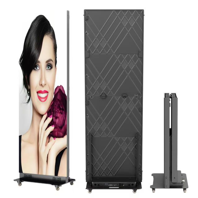 Wholesale Foldable Movable Full Color High Brightness SMD 1515 LED Poster Digital Video Wall Panel Screen GOB Indoor 4K Display