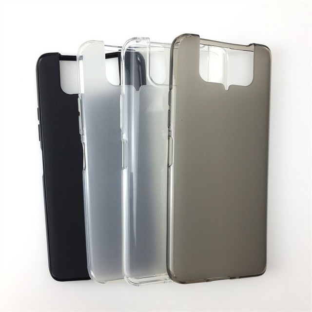 Manufacturer Wholesale Matte TPU Cases Soft Frosted Back Cover Silicone Mobile Phone Case for Asus Zenfone 8 Flip/ZS672KS Black