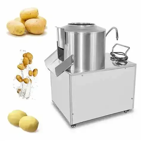 Macchina per il taglio del Peeling della patata di piccola capacità facile da usare macchina per la produzione di pelapatate per Fast Food
