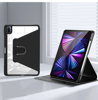 Offre Spéciale pour Xiaomi Mi Case 360 Degrés Rotation Réveil Automatique Sommeil Tablette Cas pour Xiaomi Pad 5 Pro 12.4 Pouces