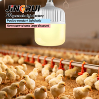 Lampe LED à intensité variable 0-100% 9W 15W IP67 étanche sans scintillement pour élevage avicole