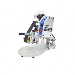 Imprimante de date de fabrication et d'expiration de bureau, machine d'estampage de numéro de lot, machine de codage à ruban encreur - Product Image 4