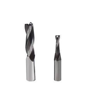 TCT End Mill for Wood Spiral Roughing Cutter With Groove Chip Removal - Product Image 6