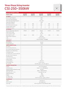 Onduleur solaire triphasé pour réseau électrique 350 kW certifié IEC avec garantie de 5 ans - Product Image 5