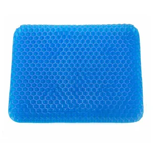 Honeycomb gel chair cushion breathable cool summer ice silk seat cushion