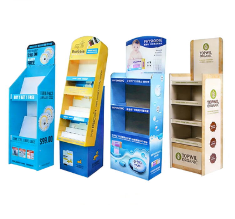 Custom Eco Friendly Floor Standing Cardboard