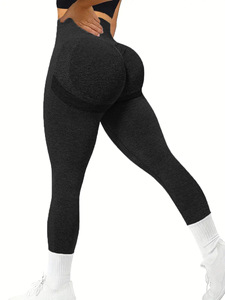 Leggings de Yoga sin Costuras para Mujer al por Mayor, Leggings Deportivos con Efecto <span class=keywords><strong>Push</strong></span>-<span class=keywords><strong>Up</strong></span> y Cintura Alta para Gimnasio - Product Image 6
