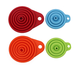 Embudo plegable de silicona de grado alimenticio para transferencia de botellas de agua - Product Image 3