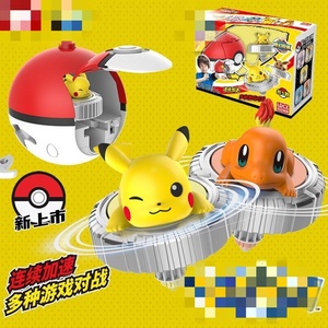 Figura de Acción de PVC de <span class=keywords><strong>Pikachu</strong></span> Giratoria de Pokémon y Set de Disco de Batalla Giratorio para Niños, ¡Gran Venta! - Product Image 1