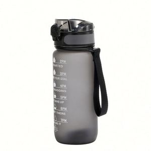 Bouteille d'eau de sport en plastique de 650 ml, sans BPA, écologique, avec paille, vente en gros - Product Image 4