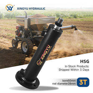 Suministro Directo Transfronterizo del Fabricante: Cilindro Hidráulico Bidireccional de 3 Toneladas para Tractor Agrícola Pequeño con Brida Inferior - Product Image 1
