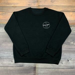 Haute Qualité 310Gsm Coton Sweat Confortable Chaud Col Côtelé Goutte Épaule Pull Automne Imprimer Lâche Doux Brodé - Product Image 5