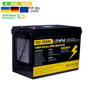 Batterie Lithium LiFePO4 12V 24V 100Ah 200Ah 300Ah à décharge profonde pour panneau solaire et moteur de pêche à la traîne – Entrepôt UE Pologne - Product Image 3