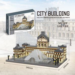 Bloques <span class=keywords><strong>de</strong></span> Construcción Compatibles <span class=keywords><strong>de</strong></span> Plástico ABS, Rompecabezas 3D <span class=keywords><strong>de</strong></span> Edificios Famosos, Juguetes <span class=keywords><strong>de</strong></span> Ensamblaje al por Mayor - Product Image 4