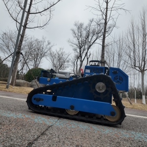 Tondeuse à gazon RC Crawler avec démarrage et arrêt à distance, moteur 4 temps de qualité industrielle 9HP, largeur de coupe 550mm, tondeuse à essence - Product Image 1