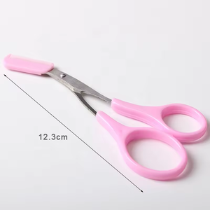 Tijeras para cejas con peine para cejas para mujer, tijeras para cejas, herramienta de maquillaje mágica - Product Image 6