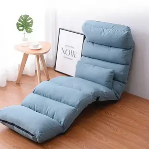 Divano letto pieghevole in tessuto di lino a gravità Zero divano letto Tatami divano reclinabile per ragazzo pigro in pelle a più posizioni