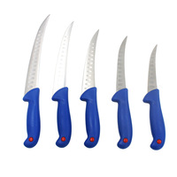 Couteau à lame incurvée populaire en acier inoxydable coupe couteau de pêche couteau à filet pour outil de cuisine de cuisine