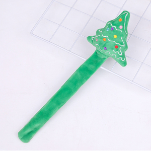 Creativa Santa Elk Clap Circle Linda pulsera de franela regalo de Navidad - Product Image 5