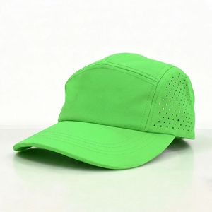 Casquette de camping vierge en gros, haute qualité, tissu imperméable et respirant, visière plate, dos en maille, réglable, unisexe, pour sports de plein air - Product Image 3