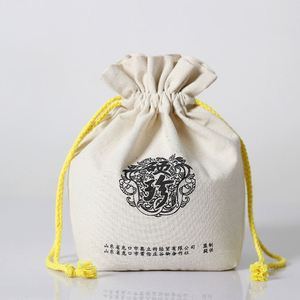 Bolsas de algodón personalizadas con cordón, de lona orgánica con patrón de dibujos animados, para muestreo de arroz, geológico y de minerales - Product Image 6