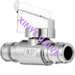 Conexión de expansión Propex sin plomo Válvula de parada de ángulo recto de 1/2 pulgadas para agua de alta temperatura Puerto completo Uponor (<span class=keywords><strong>Wirsbo</strong></span>) - Product Image 3