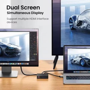 ตัวแยกสัญญาณ HDMI CM602 UGREEN 1 เข้า 2 ออก 4K 60Hz รองรับ HDMI <span class=keywords><strong>HDCP</strong></span> <span class=keywords><strong>2.2</strong></span> 3D HDR EDID อะแดปเตอร์ HDMI สำหรับจอภาพคู่ - Product Image 6