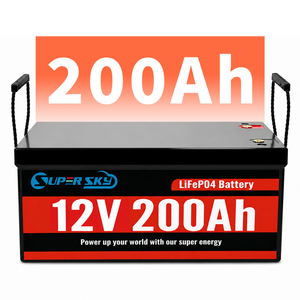Baterías de Iones de Litio de Alta Capacidad 12v 200ah, Batería Solar para Sistemas de Almacenamiento de Energía Doméstica, Batería Lifepo4 para Carritos de Golf - Product Image 1