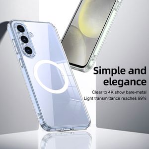 SAM S24/S23 Couverture magnétique personnalisée Charnière antichoc de qualité militaire 6.7 "-7.1" OEM/ODM Coque de téléphone portable Support logistique mondial - Product Image 3