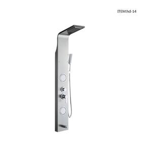 Panneau de <span class=keywords><strong>douche</strong></span> intelligent en acier inoxydable de qualité supérieure avec mitigeur <span class=keywords><strong>solaire</strong></span> à effet pluie pour salle de bain, robuste et intelligent - Product Image 4