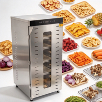 Déshydrateur alimentaire commercial, four de séchage pour fruits et légumes, machine de séchage en acier inoxydable 304 pour le traitement de la déshydratation des fruits et légumes